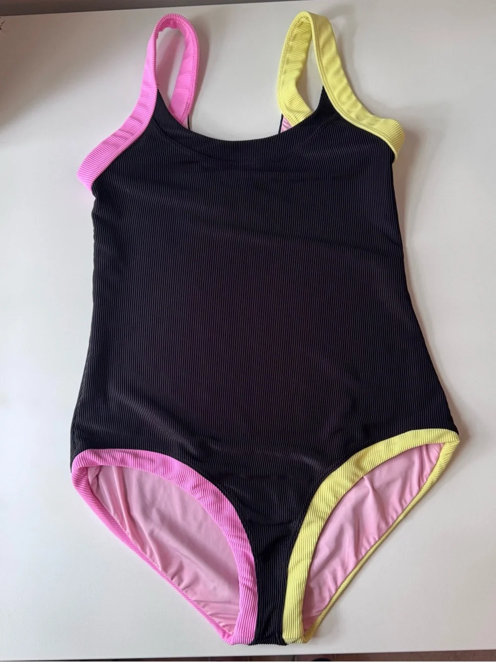 Beach Riot Black Ribbed One Piece - Picture 2 of 5